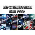 Lmapadine kit luci led lenticolare anabbagliante abbagliante HB4 9006 6000k canbus bixenon biled slux lente profonde senza ombre