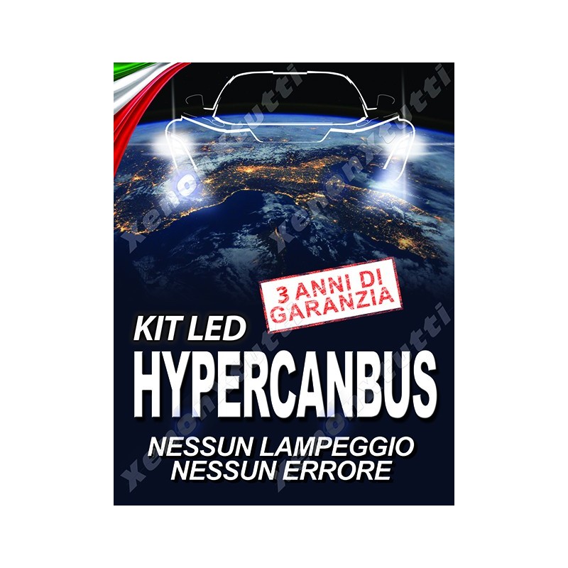 kit full led hypercanbus h4 slux garanzia 3 anni