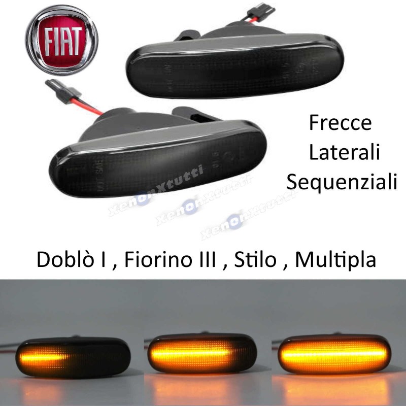 Frecce Laterali LED Dinamiche FIAT Doblò I, Fiorino III, Stilo, Multipla.