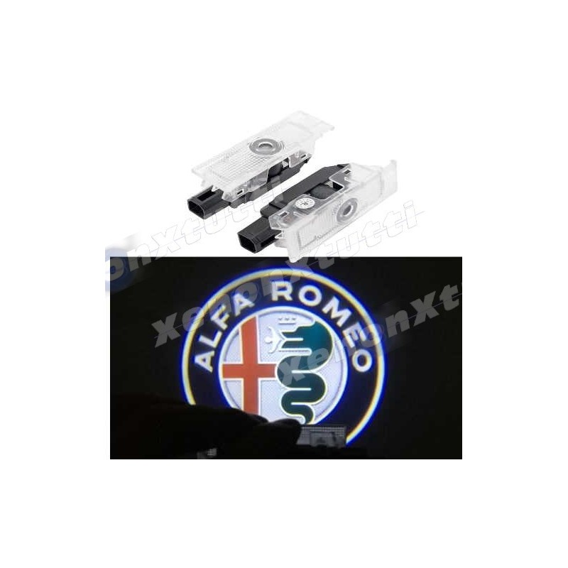 proiettore logo led alfa romeo stelgio giulia giulietta brera mito spidere 159 147