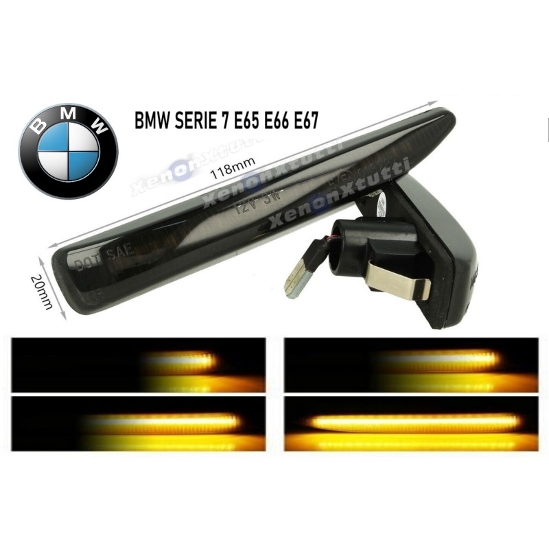 Bmw Serie 7 E65 E66 E67 Frecce Laterali LED Dinamiche Sequenziali 63137164757