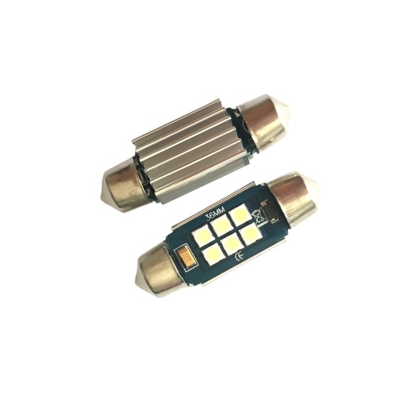 2 SILURO 3030 6 41MM LED CANBUS SUPER-BRIGHT TORPEDOES