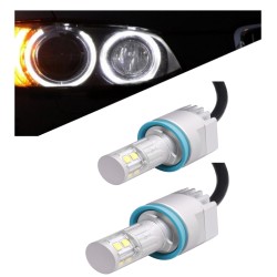Led Angel EYE H8 BMW X5 - E70 Position and Daytime Running Lights CANBUS Technology model from 2006 to 2013