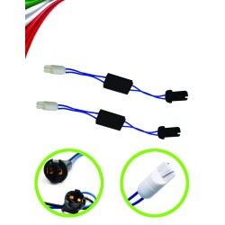 Juego de 2 filtros T10 sin errores, específicos para luces de matrícula e interiores, sin parpadeo.