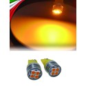 T10 4 LED ARANCIO 3030