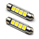 COPPIA LED FESTOON  4 smd