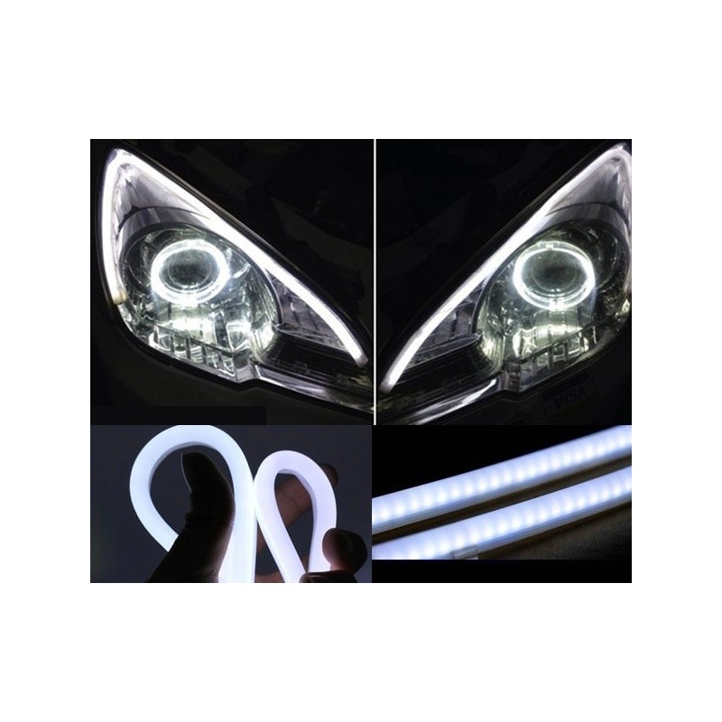 tubo drl flex decorativo blanco