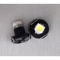 COPPIA LAMPADINA  LED T3 1 Smd Bianco Luci Cruscotti e Strumentazioni 12V DC