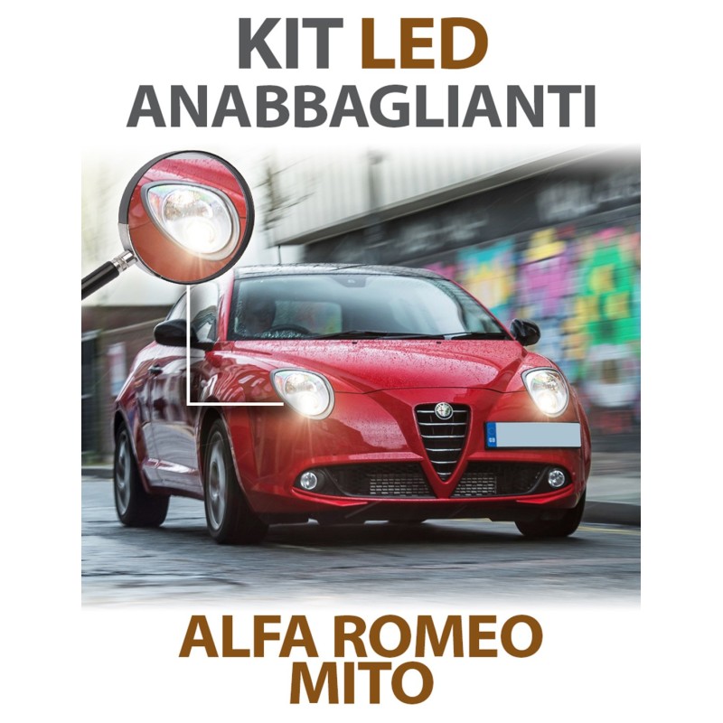 LED de luz de cruce alfa mito