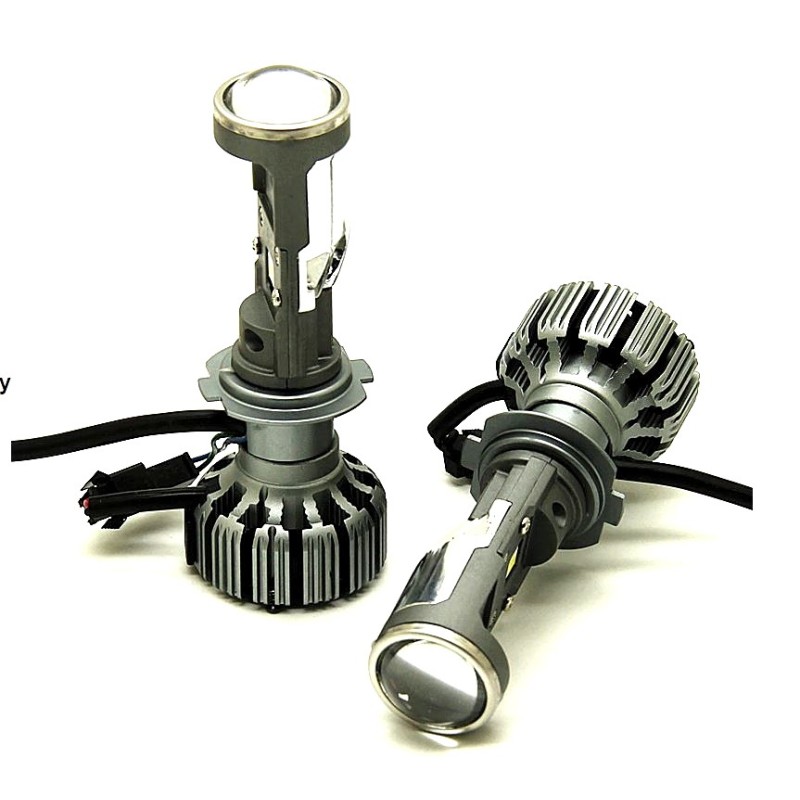 bi-led lens h7 low beam high beam