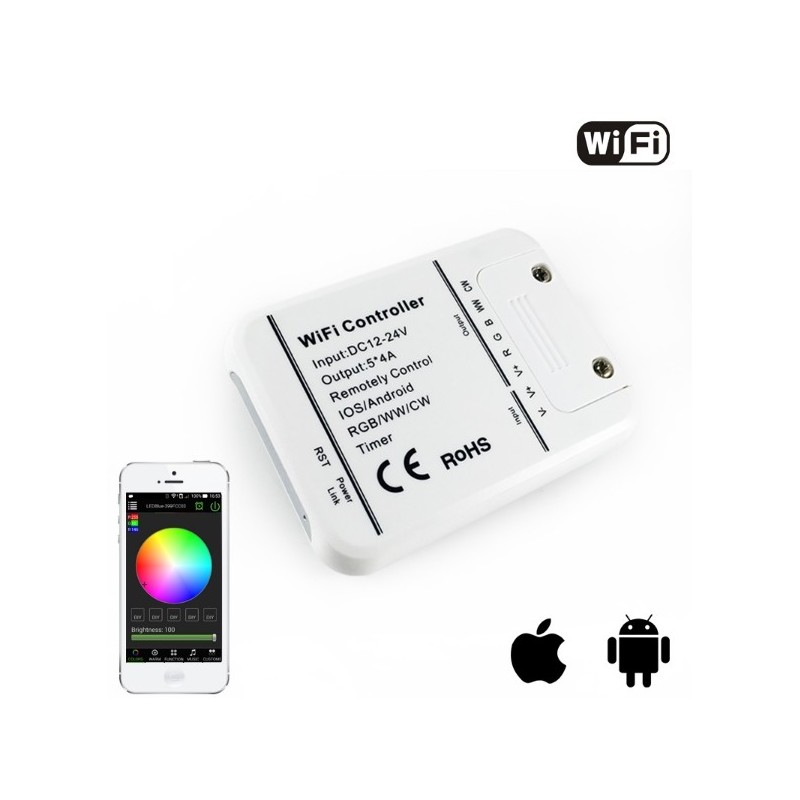 CONTROLADOR RGB WIFI ANDROID I-PHONE