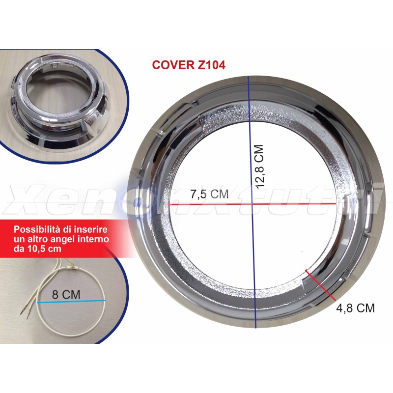 PAR DE TAPAS LENTICULARES BIXENON Z104