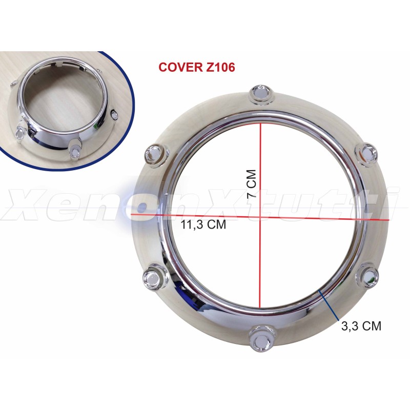 PAR DE TAPAS LENTICULARES BIXENON Z106