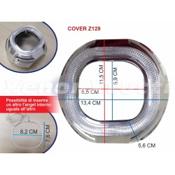 PAR DE TAPAS LENTICULARES BIXENON Z129