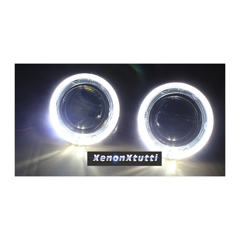 PROYECTOR COPPIA COVER GTI CON ANGEL LED BIXENON