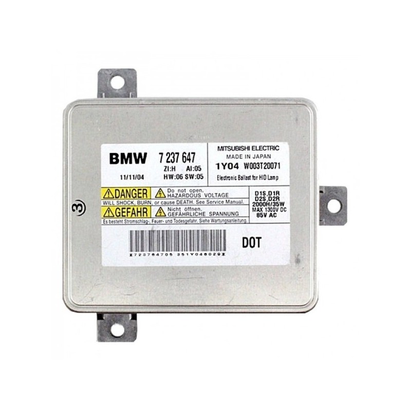 BMW-MINI ORIGINAL 7 237 647 Xenon Power Supply d1s 35w w003t20071 7237647