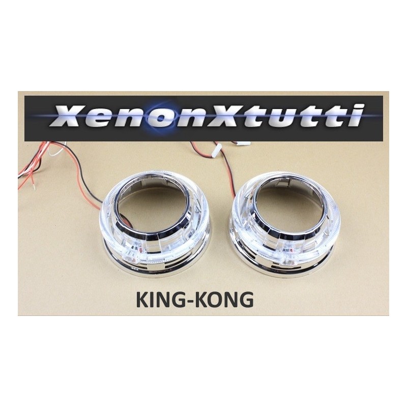 Proiettore HID Bi-Xenon Lenticolare 3 pollici - Mini H1 h7 h4- Retrofit Top Quality