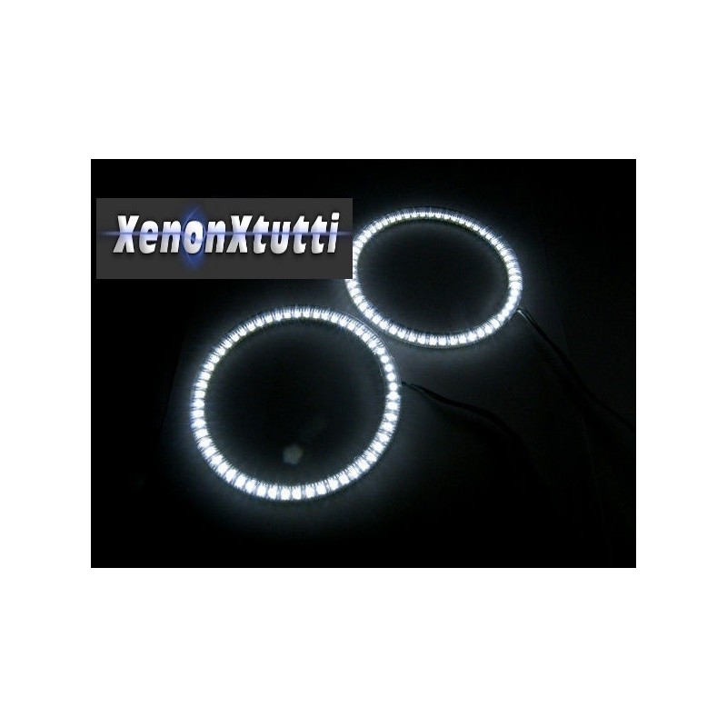 PAR DE ANILLO LED OJOS DE ÁNGEL DIÁMETRO 70MM CON 39 SMD 3528 EN TUBO