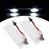 PAIR OF LED CEILING LIGHTS LICENSE PLATE LIGHTS 18 LED ALFA MITO 6000K NO FAILURE ULTRA BRIGHT