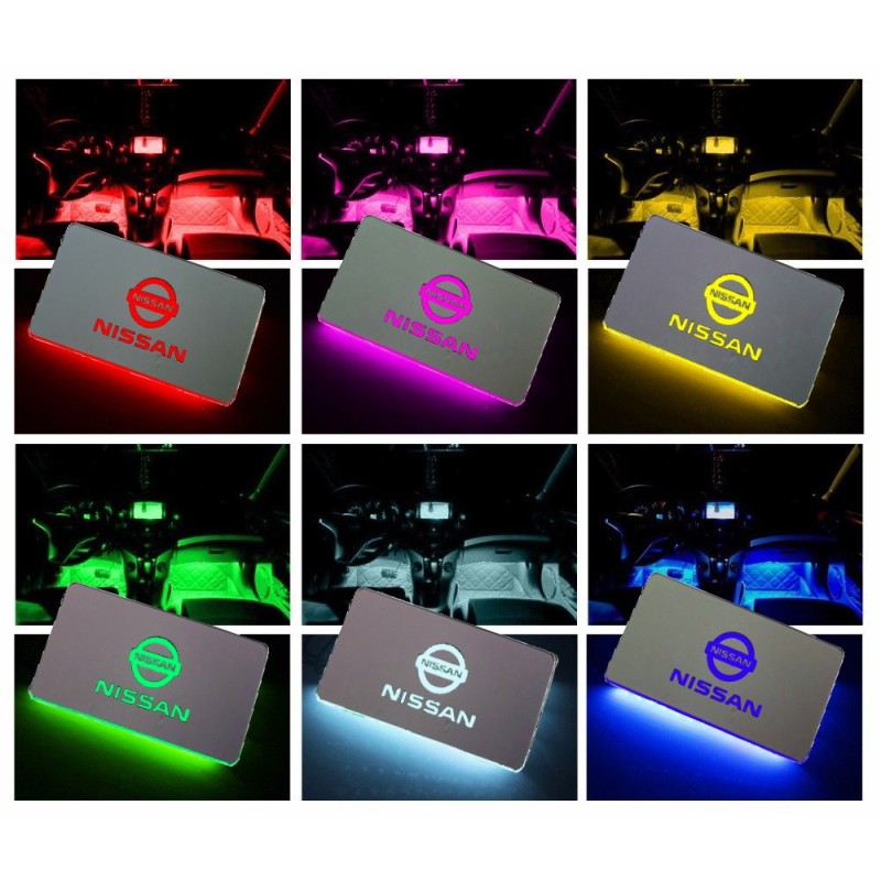 Led Rgb Con Logo nissan