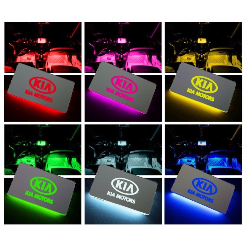 Led Rgb Con Logo Kia Motors
