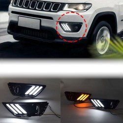 daytime running light with sequential turn light for jeep compass