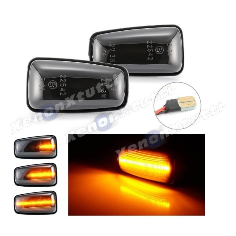 Peugeot 406 lateral turn light orange sequential dinamic