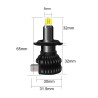 Lámparas LED H7 360 VORTICE con 48 chips 3D. Ultracompactas. Iluminación uniforme y sin sombras.