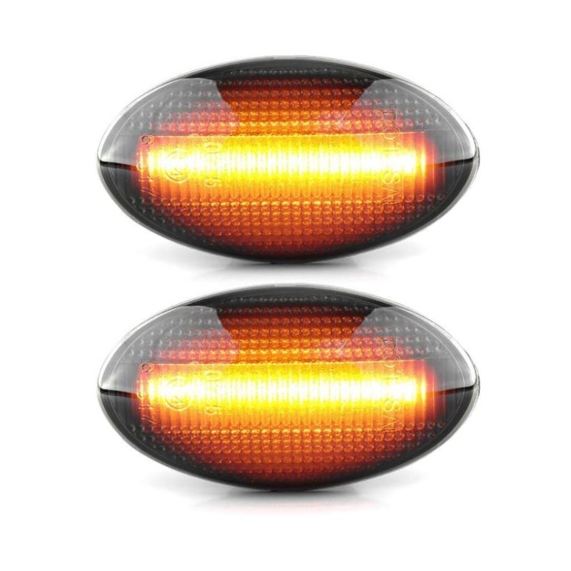 POPMOTORZ LED Luci Laterali, 2 Pezzi LED Frecce Laterali Indicatori Di Direzione Con Canbus Senza Errori 2835 SMD Per BMW Mini Cooper R60 R61 2012-2017, Trasparente