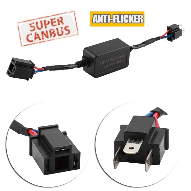 2 H4 Filter SUPERCANBUS MINI COOPER 100% CLEAR ERROR AND FLASHING No Switch Off