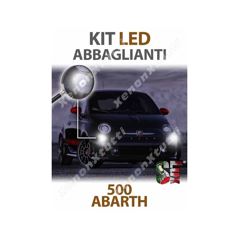 Lampade led H7 abbaglianti 500 abarth restyling 595 695 canbus plue and Play