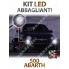 Lampade led H7 abbaglianti 500 abarth restyling 595 695 canbus plue and Play