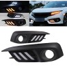 DRL Fog Lights and LED Turn Signals Honda Civic X 2016-2020
