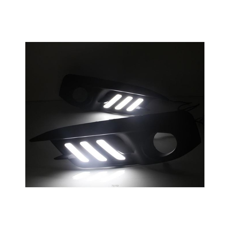 luces diurnas LED blancas Honda Civic LED
