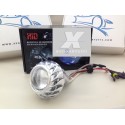 PROIETTORE ABJ 2,5 POLLICI MOTO BIXENON LENTICOLARE SPIRALE ANGEL EYE