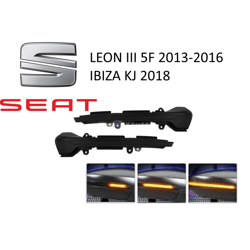 Luz Espejo Secuencial Arrow Seat Ibiza Kj