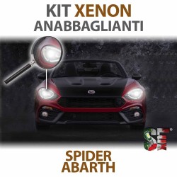 kit xenon lamparas luz de cruce 124 spider abarth 6000k canbus bombillas bombillas xenon