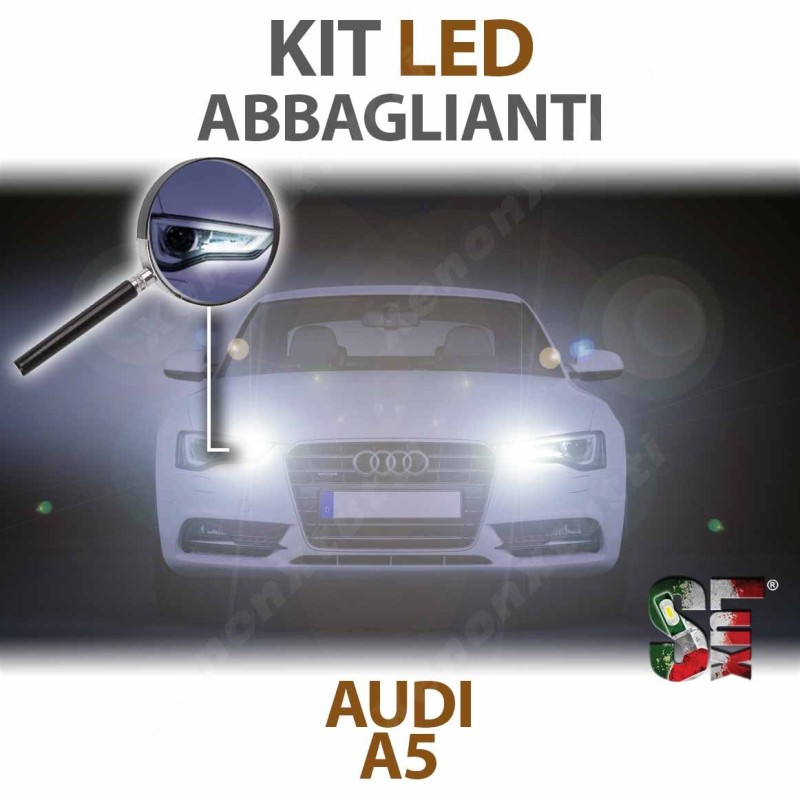 Lampade Led Abbaglianti H7 per AUDI A5 8T3 (2009 - 2017) con tecnologia CANBUS