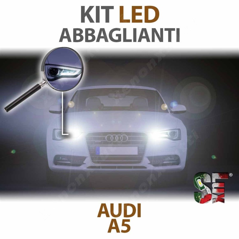 Luces de Carretera LED H7 para AUDI A5 8T3 (2009 - 2017) con tecnología CANBUS