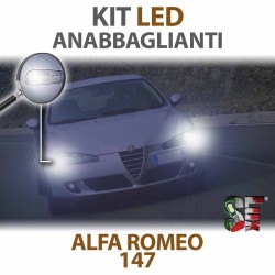 Lampade led anabbaglianti h7 6000k alfa romeo 147 canbus bulbi lampadine illuminazione low beam light headlight
