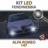 kit led fendinebbia 6000k alfa romeo 147 canbus luci lampadine illuminazione led headlight fog light