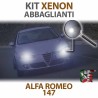 Lámparas de xenón de luz alta 6000k blanco alfa romeo 147 bombillas de iluminación bombillas de xenón faro de luz de xenón