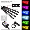 RGB LED AMBIENTE DEL COCHE WIFI INTERNO LUZ PARA LOS PIES ENCENDEDOR DE CIGARRILLOS