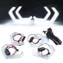 Crystal LED Angel Eyes BMW 3 E83 F25 X5 E70 F15 F85 X6 E71 E72 Z4 E85 E86 bianco 6000k