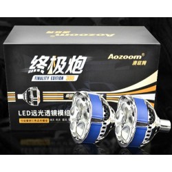 Aozoom Proiettore LED ALPS-04 Lenticolare Abbagliante 3 Colorazioni 3000K / 4500K / 6000k (Set 2 Pezzi)