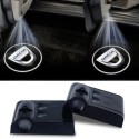 Proiettore Logo LED Dacia per Portiera con Batteria no Fori no Connessioni Plug & Play