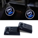 Proiettore Logo LED Opel per Portiera con Batteria no Fori no Connessioni Plug & Play