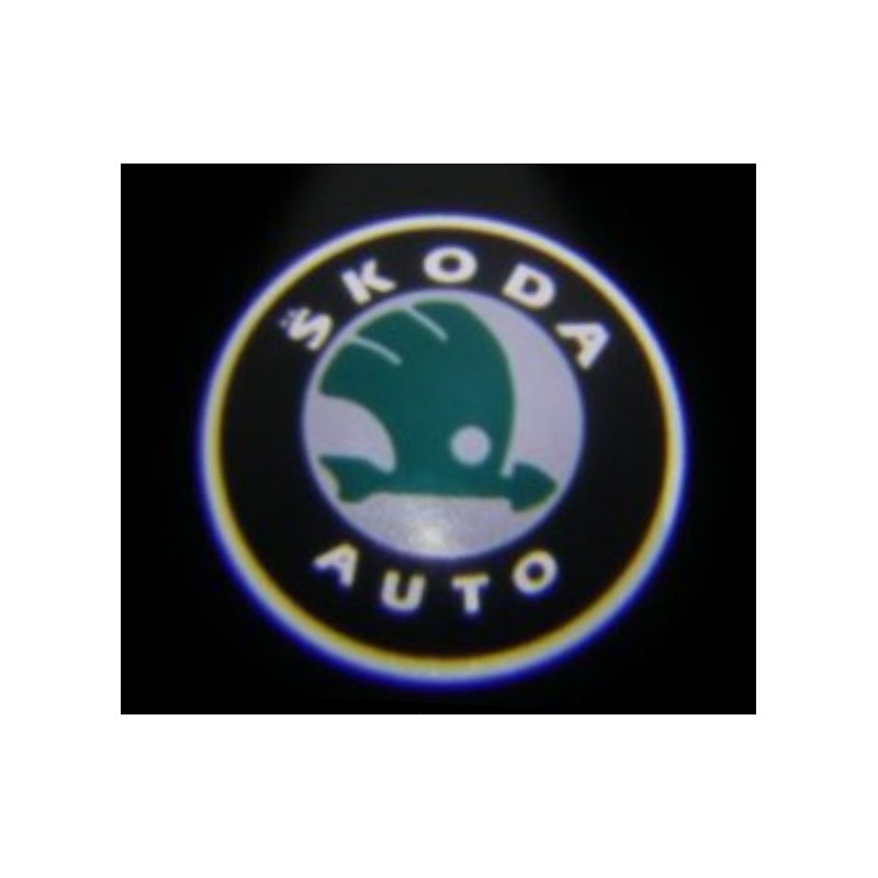 Logotipo LED de Skoda