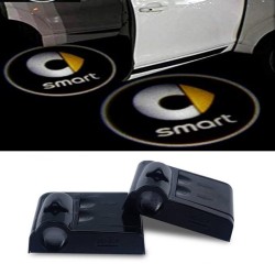 Proiettore Logo LED Smart per Portiera con Batteria no Fori no Connessioni Plug & Play
