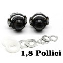 Proiettore Lenticolare 1,8 Pollici LED Bi-Led 40w Faro Lente Ultra Compatto Moto Auto